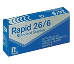 Скобы Rapid 26/6 Standard для степлеров и буклетмейкеров