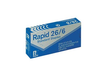 Скобы Rapid 26/6 для ручных степлеров 
